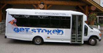 Revelstoke Connection 20 Passenger Ford Odyssey Bus