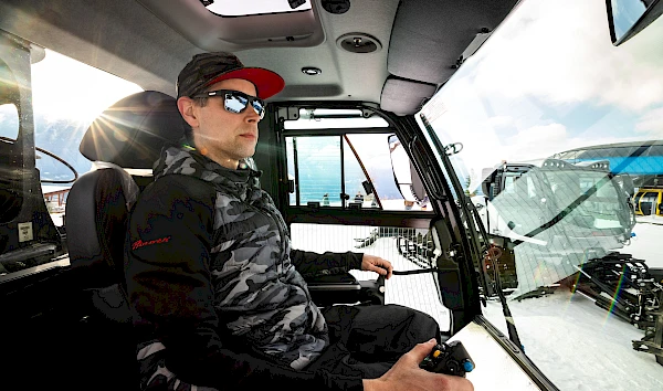 Aaron Clarke at work