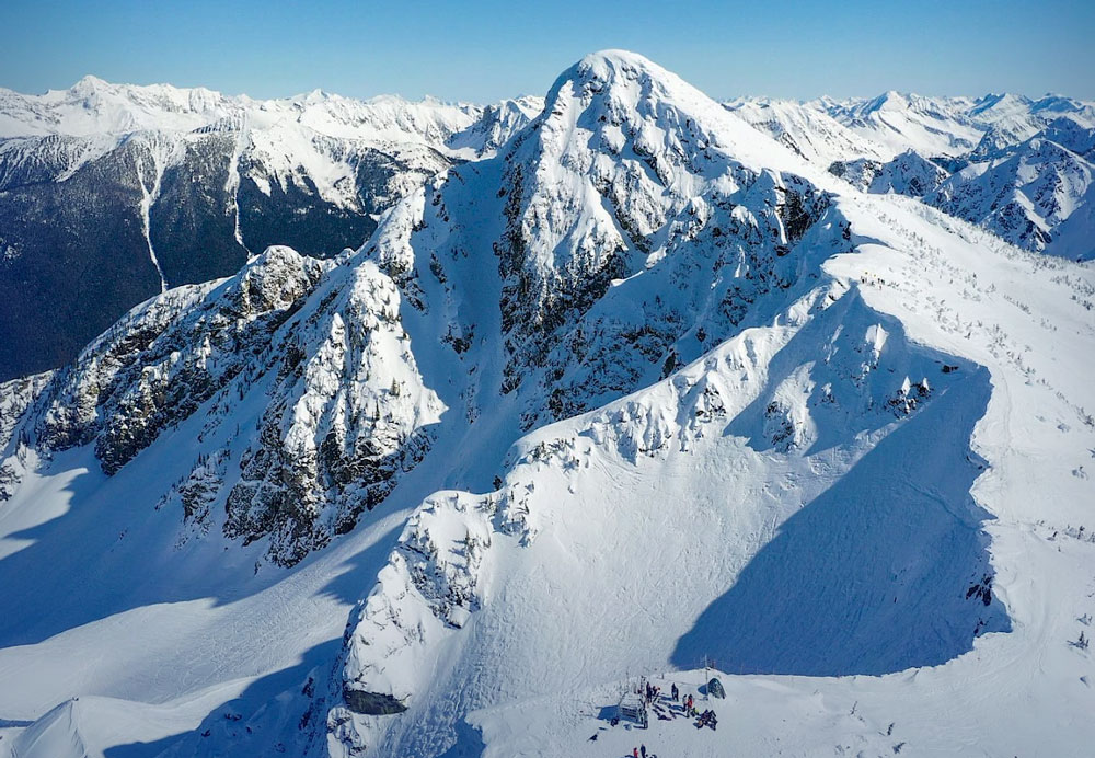 View of Mount Mackenzie from the air