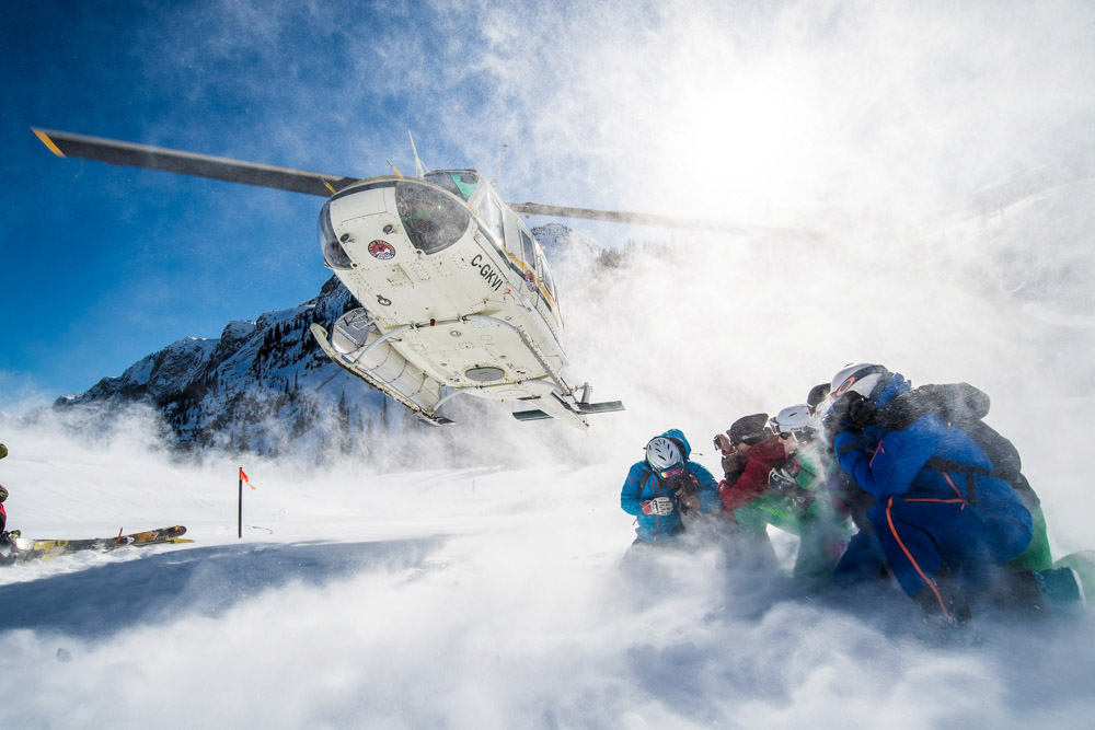 Heli Skiing with Selkirk Tangiers