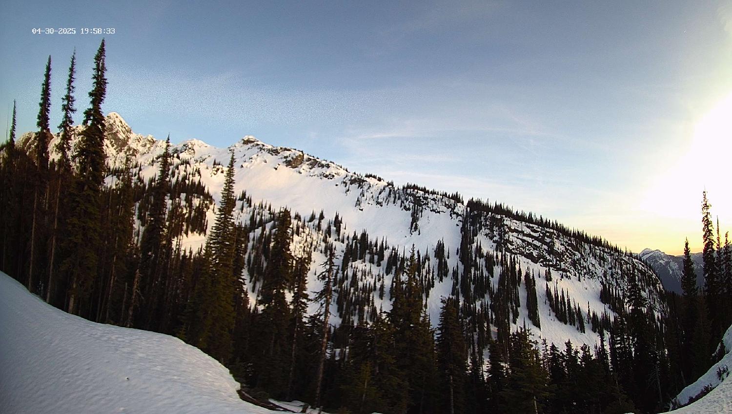 Revelstoke Mountain Resort -  Top of Ripper Chair Webcam