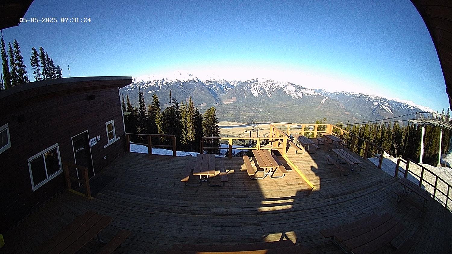 Revelstoke Mountain Resort -  Top of Upper Gondola Webcam